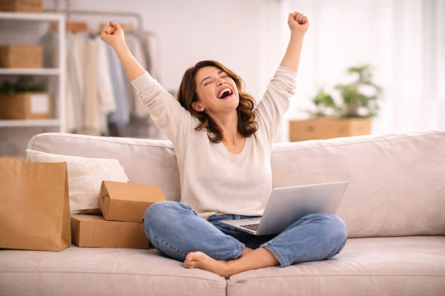 Relief and excitement